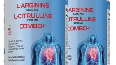 L-Arginine 5000mg L-Citrulline 1000mg Combo Powder 16 Oz