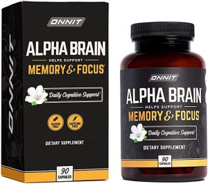 Onnit Alpha Brain Premium Nootropic Brain Supplement