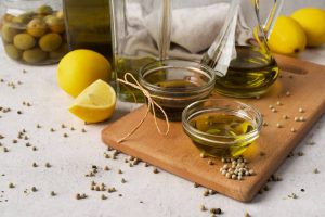 Lemon Juice and Olive Oil