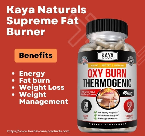 Kaya Naturals Supreme Fat Burner.